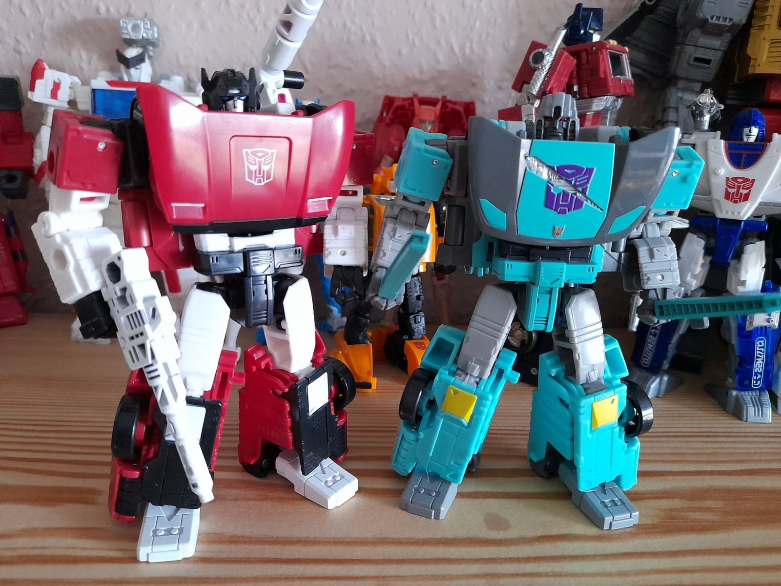 Transformers News: In Hand Images - Transformers Shattered Glass Sideswipe and Rodimus Transformers News: In Hand Images - Transformers Shattered Glass Sideswipe and Rodimus