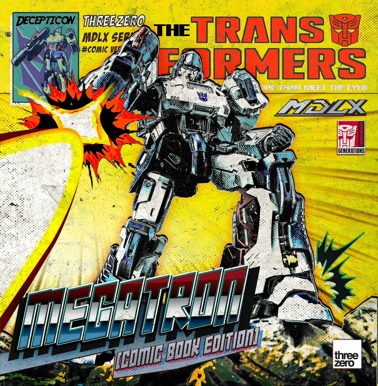 Transformers News: ThreeZero Transformers MDLX Marvel Comics Megatron Revealed