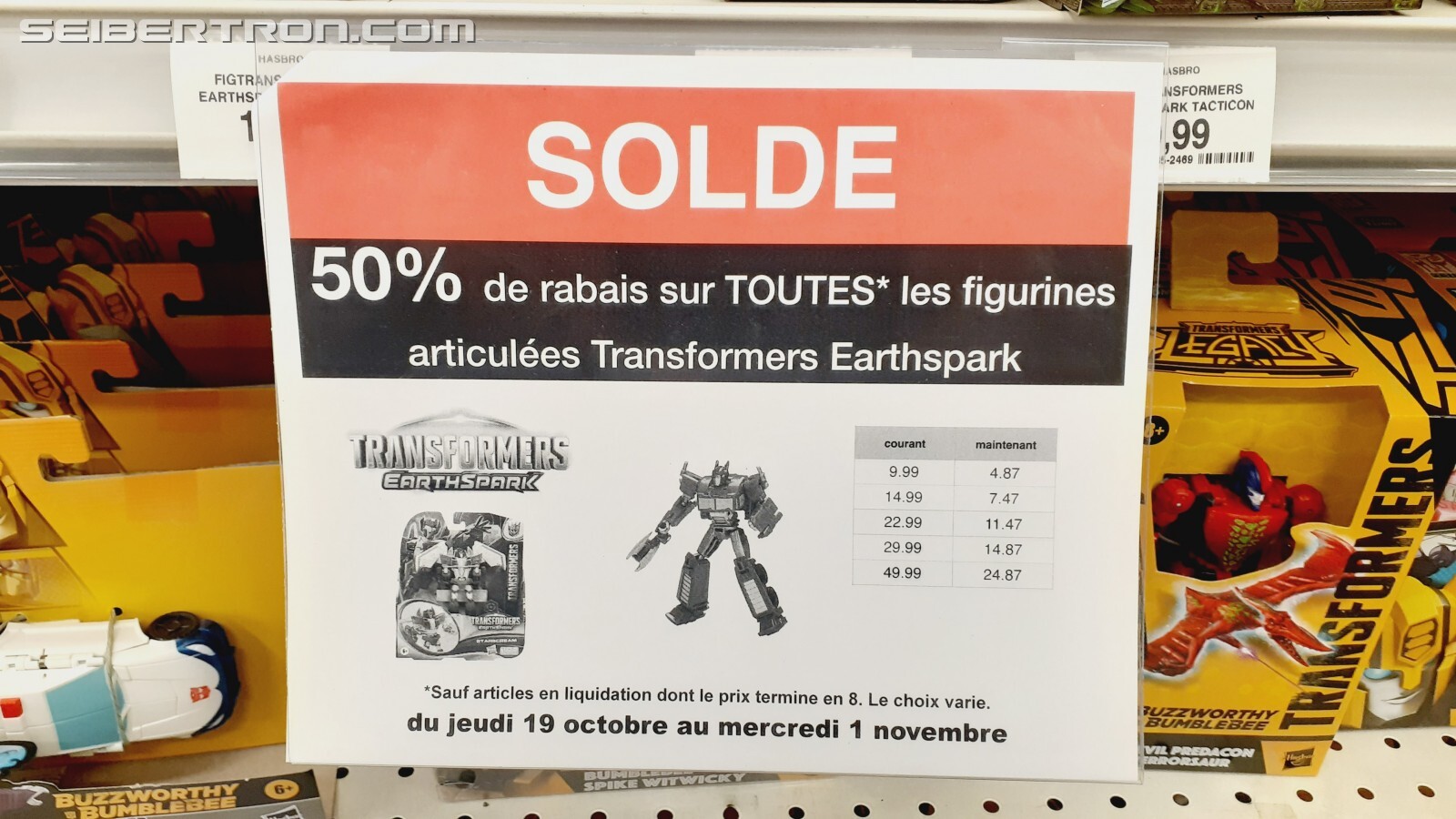 Transformers News: Toysrus Canada Has a 50% Sale on all Earthspark Toys Until November 1