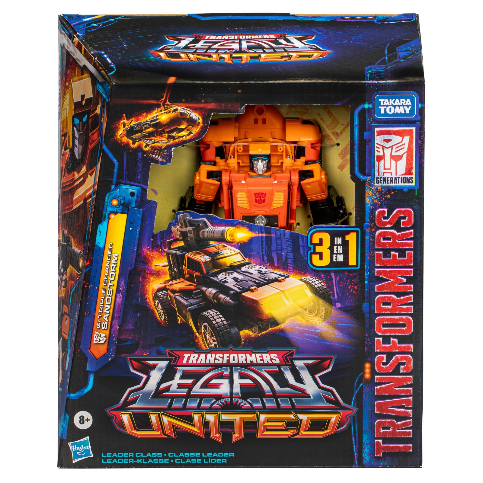 Transformers News: 3 New Transformers Reveals: Leader Sandstorm and Comic Deco Grimlock + Shockwave