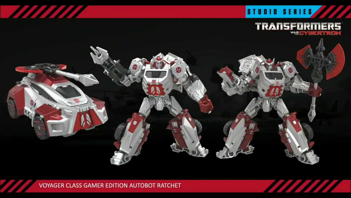 Transformers News: SDCC Transformers Reveals Include KITT Collab, SS TF One Megatron, WFC Ratchet, Dinoking, Overcharge Transformers News: SDCC Transformers Reveals Include KITT Collab, SS TF One Megatron, WFC Ratchet, Dinoking, Overcharge