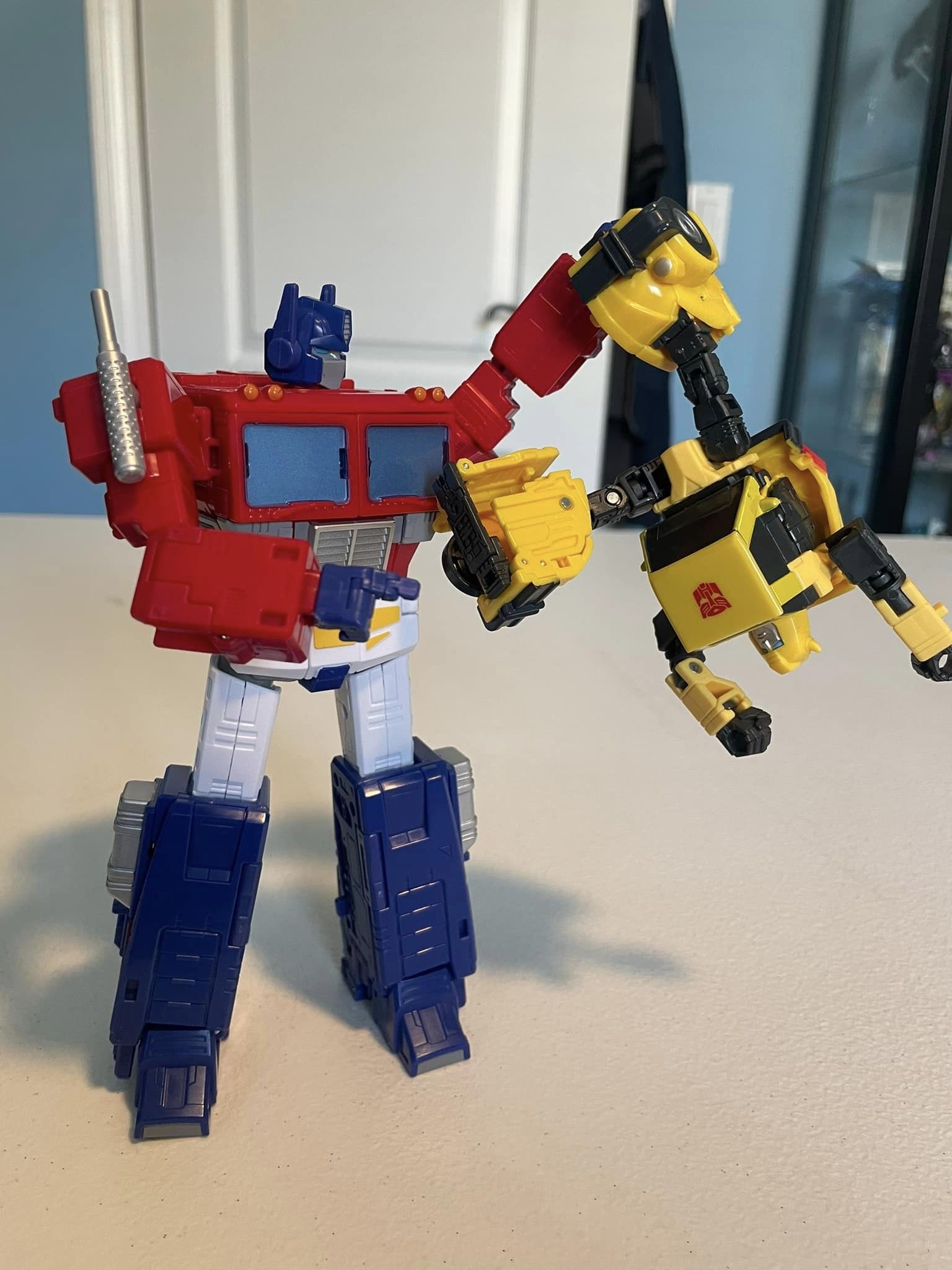 Transformers News: Review and In Hand Images of Commander Class Studio Series 86 Optimus Prime Showing Scale