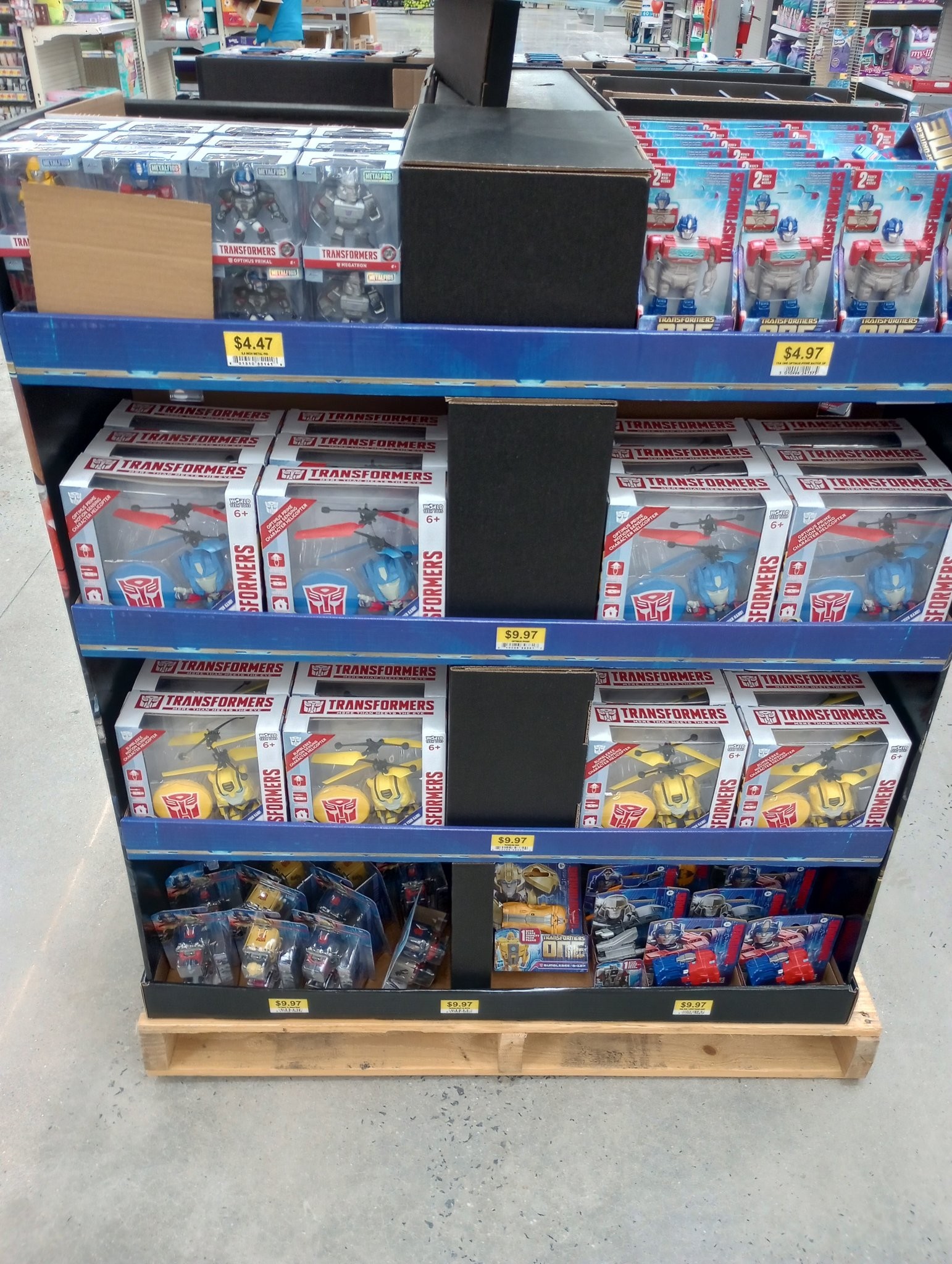 Transformers News: Transformers One Toyline Rolls into Walmart with Standee and New Products