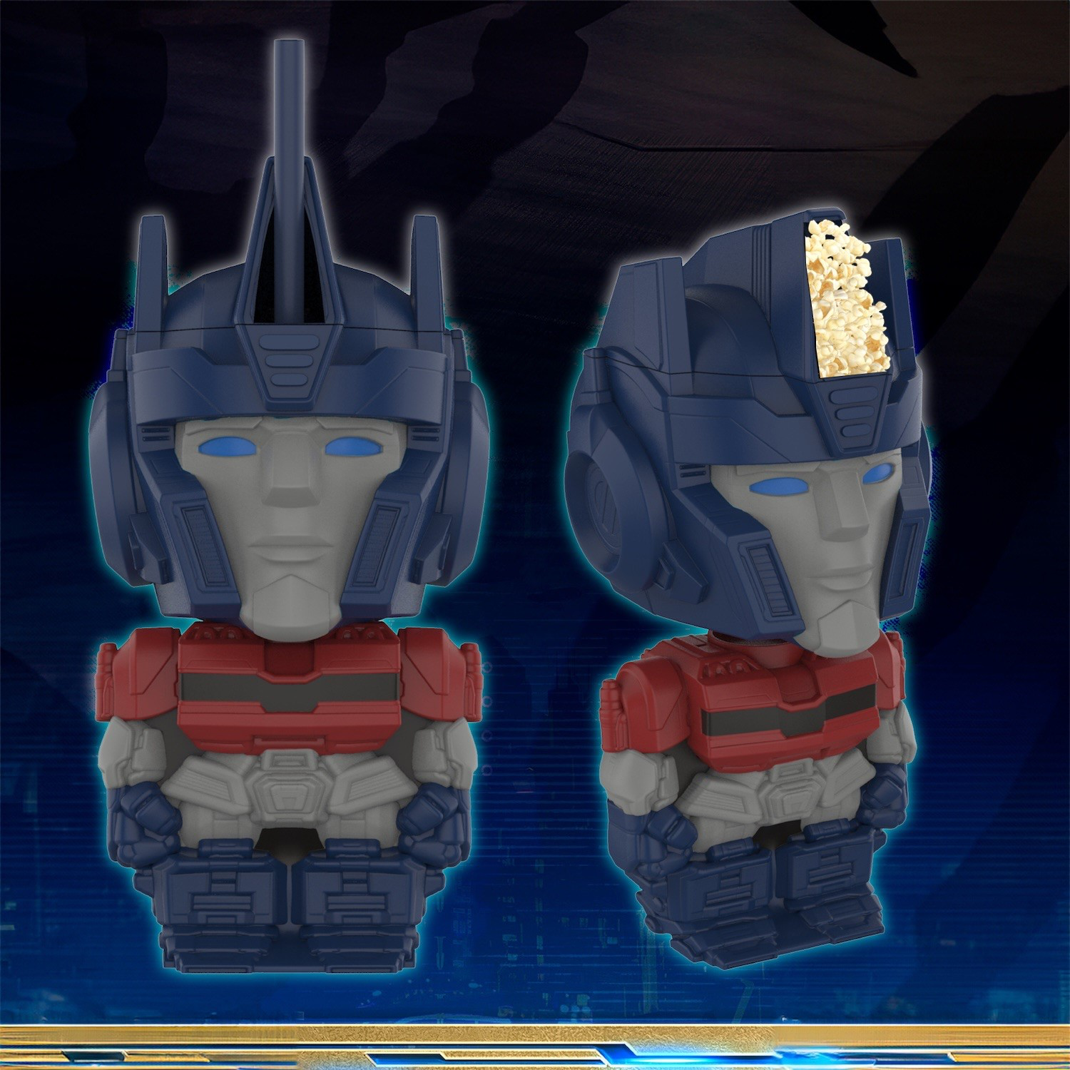 Transformers News: AMC Reveals Transformers One Popcorn Bucket and the Transforming One is now MIA