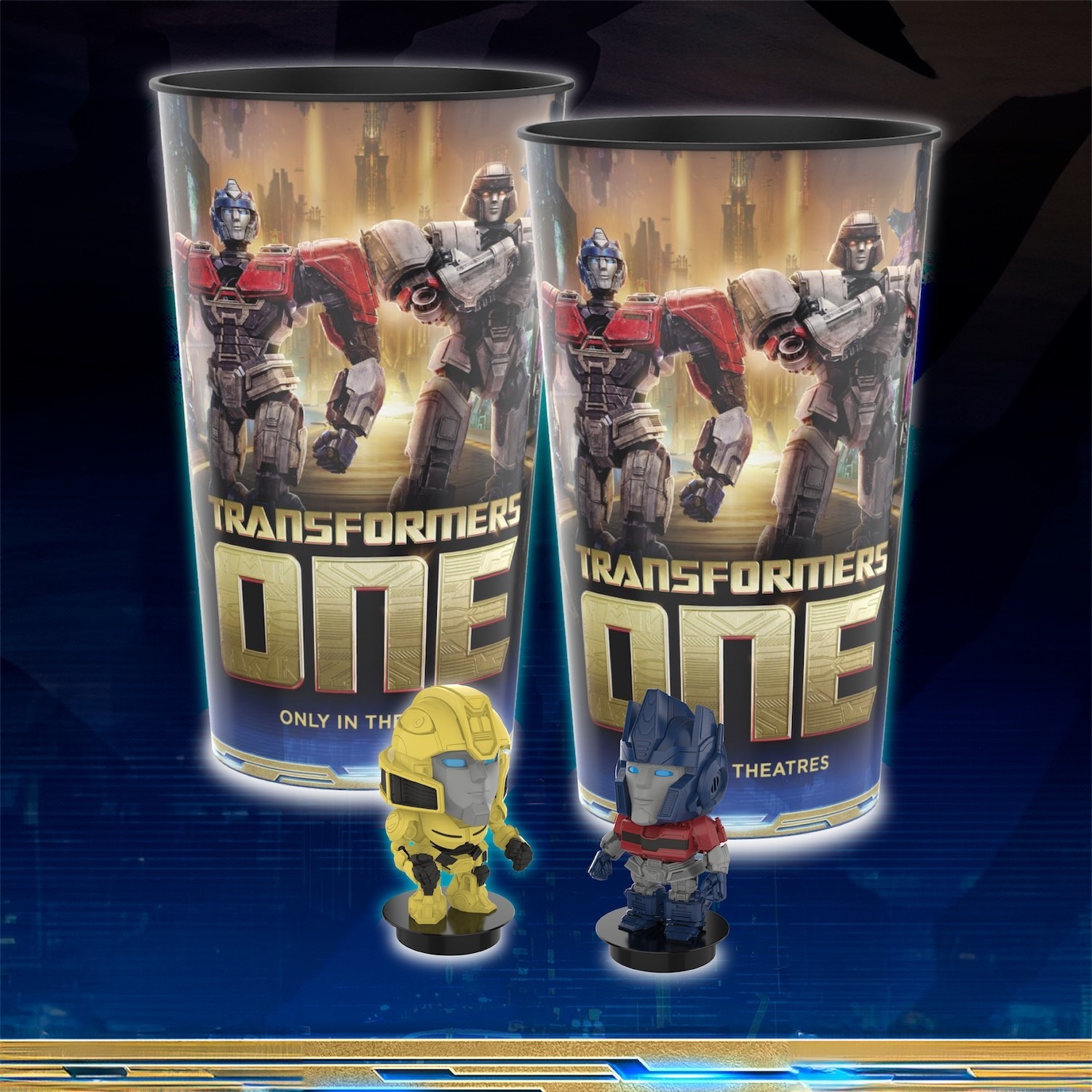 Transformers News: AMC Reveals Transformers One Popcorn Bucket and the Transforming One is now MIA
