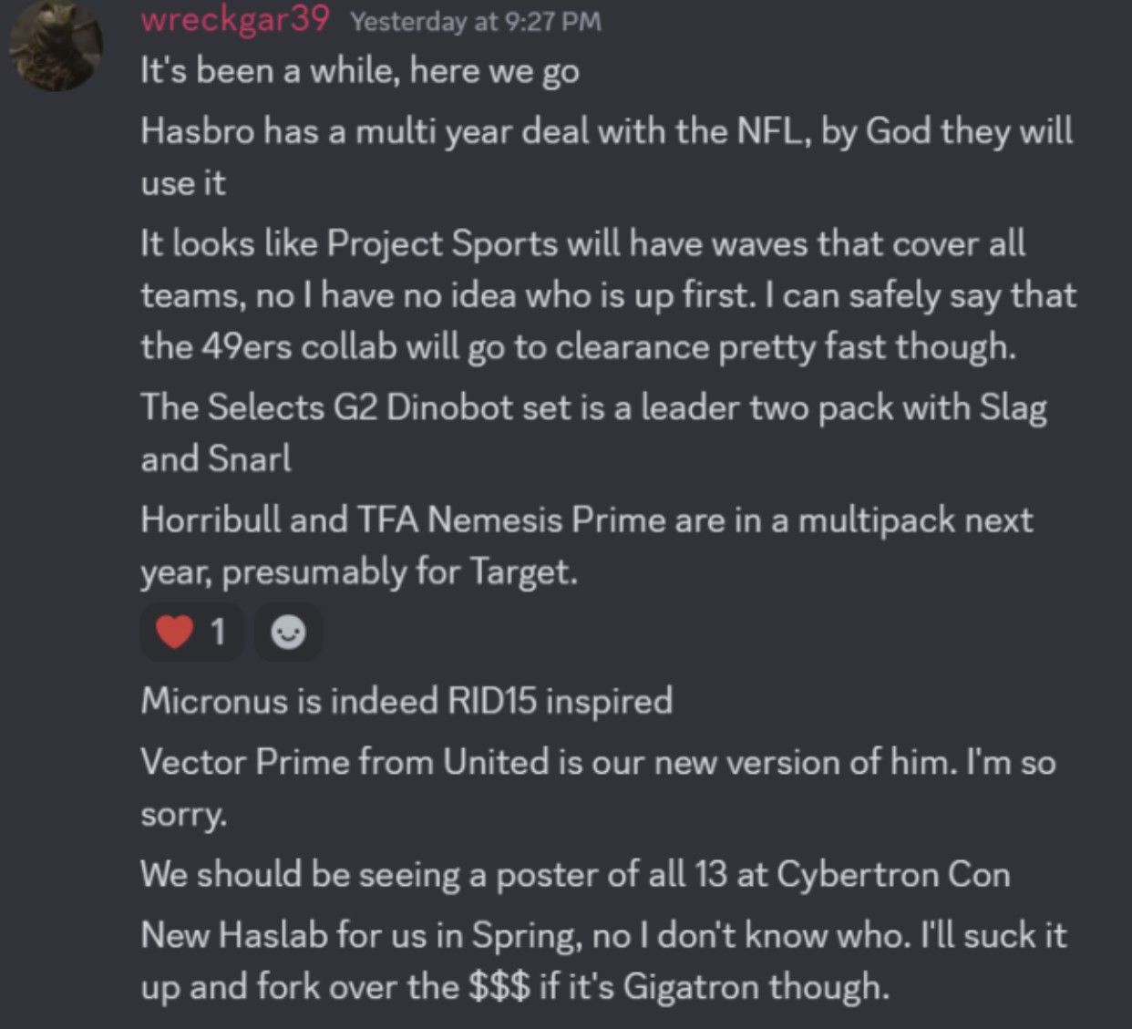 Transformers News: New Round of Rumours Include Horribull and TFA Nemesis Prime Transformers News: New Round of Rumours Include Horribull and TFA Nemesis Prime