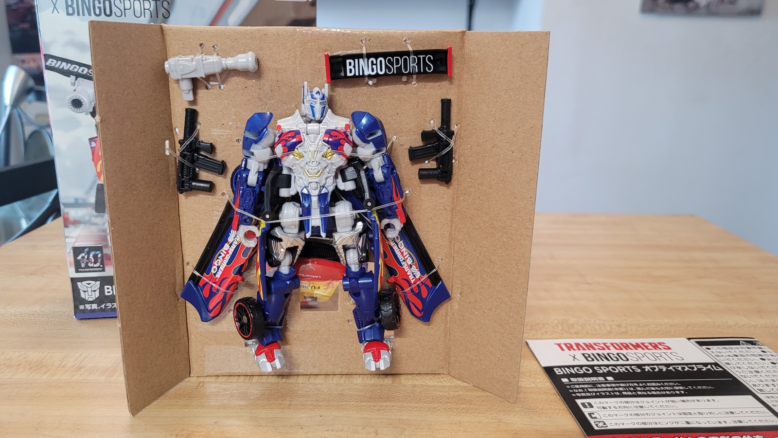 Transformers News: Pictorial Review of Exclusive Bingo Sports Optimus Prime + Breakage Warning