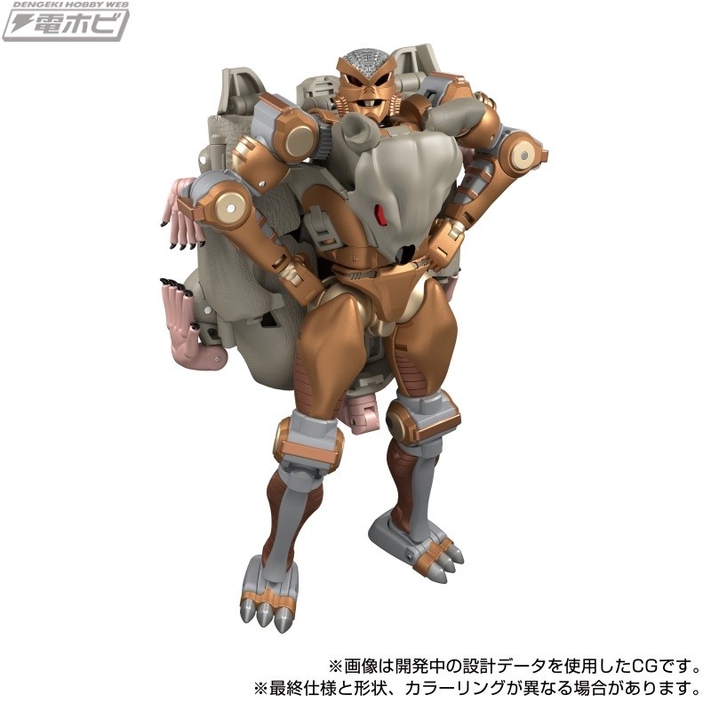 Transformers News: New Official Images of Takara Transformers Masterpiece Rattrap Showing Scale