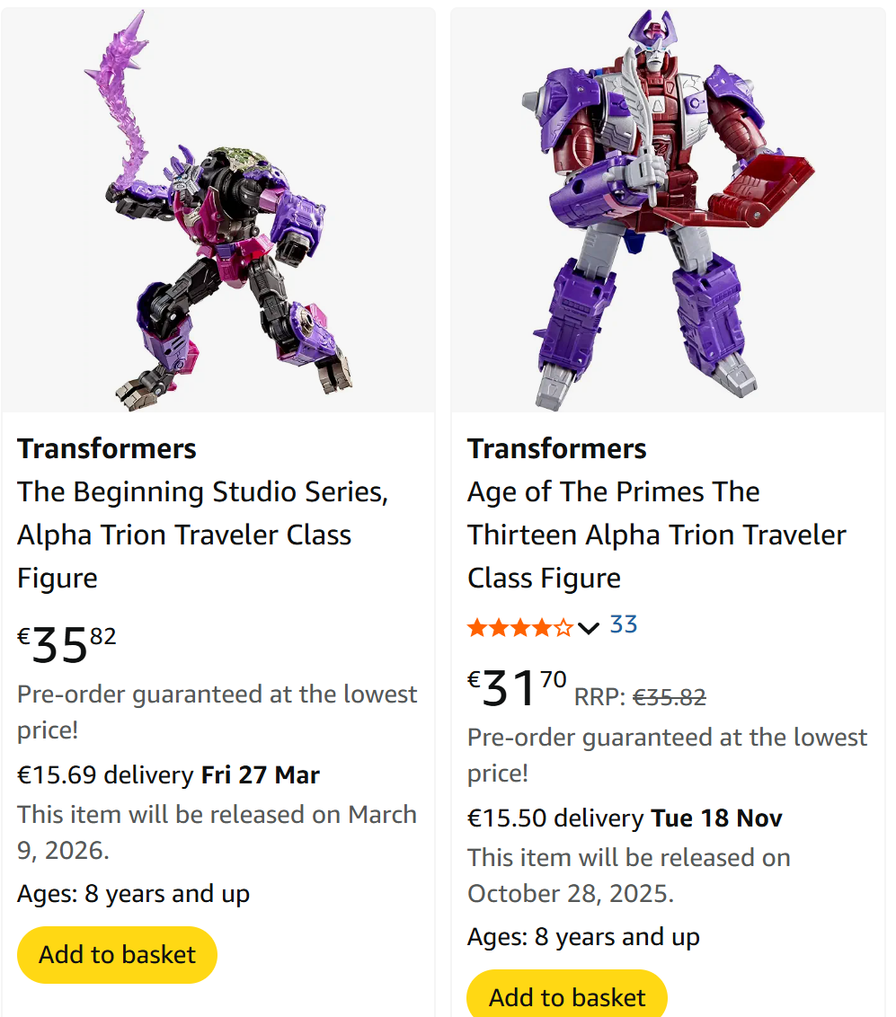Transformers News: MSRP Prices for Transformers are Only Rising in the US (for now)