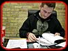 Josh looking through GIJoe vs Transformers #1
