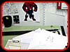 Artist's drafting table, close up